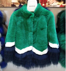 16May-012 rex rabbit fur jacket with racoon fur bottom (4)