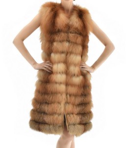 16May-025 fox fur vest long  (2)