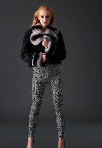 16May-035 lamb fur jacket with chinchilla fur collar  (2)