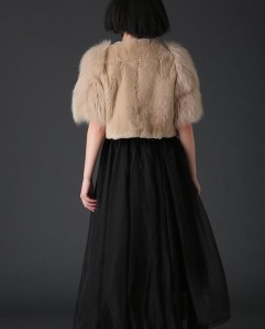 16-029June   rex rabbit fur jacket with fox fur sleve (19)