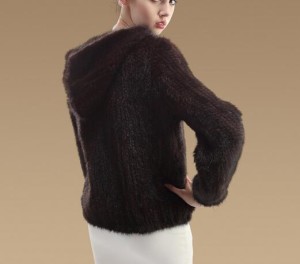 16-058June knitted mink fur jacket with hood  (2)