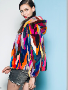 1611050 eileenhou mink fur coat with hood multicolor rainbow lady winter luxurious (8)1