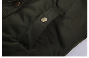 down coat ,lady jacket ,plain color ,with raccoon fur collar 1701041 eileenhou (8)