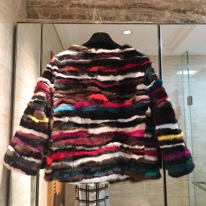 mink fur coat rainbow muiltcolor 1611049 eileenhou (7)