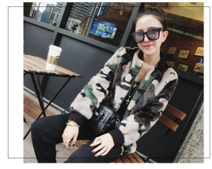 1701001 mink fur jacket eileenhou camo print (8)