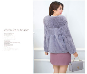1701006 rex rabbit fur jacket with fox fur epaulet eileenhou (47)