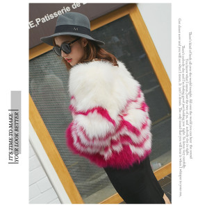 1701010 knitted fox fur coat eileenhou (8)
