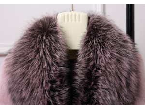 1701017 rabbit fur coat with fox fur collar eileenhou (18)