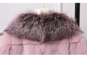 1701017 rabbit fur coat with fox fur collar eileenhou (19)