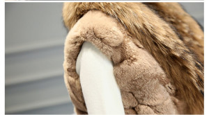 1701039 rex rabbit fur vest with raccoon fur collar eileenhou (27)