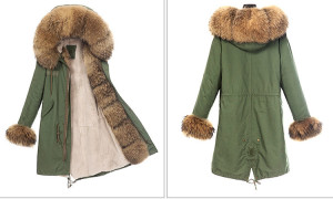 coat with raccoon fur front hood trimming 1701037 eileenhou (4)