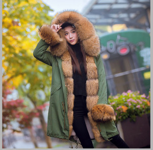 coat with raccoon fur front hood trimming 1701037 eileenhou (7)