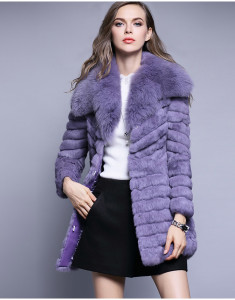 rabbit fur coat with fox fur collar 1701013 eieenhou (13)