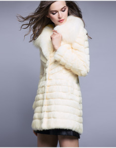 rabbit fur coat with fox fur collar 1701013 eieenhou (8)