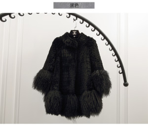 rabbit fur coat with sheep fur bottom EIEENHO 1701016 (11)