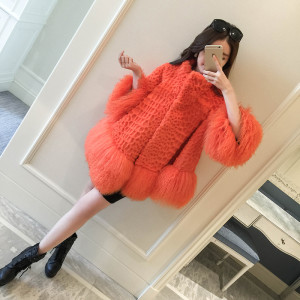 rabbit fur coat with sheep fur bottom EIEENHO 1701016 (4)