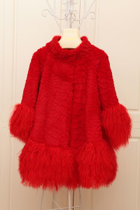rabbit fur coat with sheep fur bottom EIEENHO 1701016 (9)