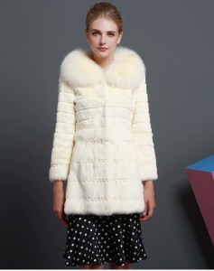 1703006 rabbit fur coat with fox fur collar ailin fur (21)