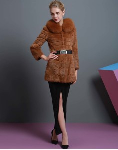 1703006 rabbit fur coat with fox fur collar ailin fur (27)