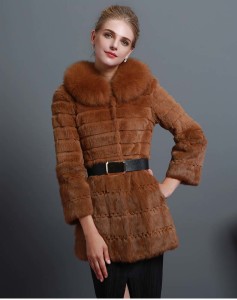 1703006 rabbit fur coat with fox fur collar ailin fur (29)