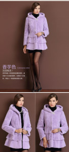 1703007 rex rabbit fur coat with hood with falbala ailin fur (13)