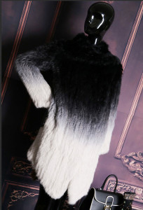 1703014 knitted rabbit fur coat with big collar ailin fur (11)