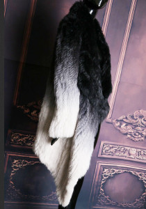 1703014 knitted rabbit fur coat with big collar ailin fur (12)