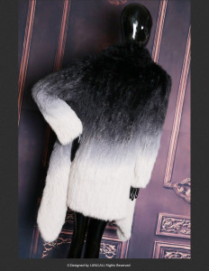 1703014 knitted rabbit fur coat with big collar ailin fur (13)
