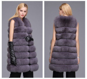 1703036 fox fur vest long eileenhou ailin fur (19)