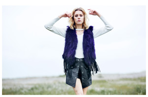 1703057 raccoon fur vest with leather tassels eileenhou ailin fur (22)