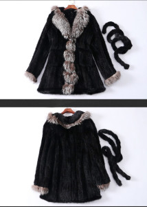 1703065 knitted mink fur coat with silver fox fur coat eileenhou ailin fur (13)