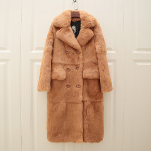 1703069 rabbit fur long coat eileenhou ailin fur (2)