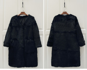 1703075 rabbit fur coat with fox fur pocket eileenhou ailin fur (27)
