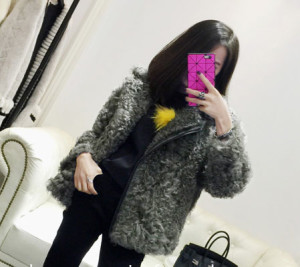 1703090 lamb fur motorcycle jacket eileenhou ailin fur (2)