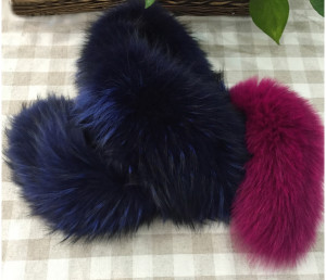 1703092 raccooon fur fox fur scarf eileenhou ailin fur A (25)