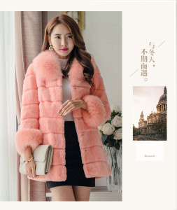 1704017 rex rabbit fur coat with fox fur cuffs eileenhou lvcomeff (25)