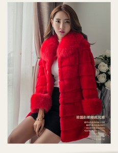 1704017 rex rabbit fur coat with fox fur cuffs eileenhou lvcomeff (36)