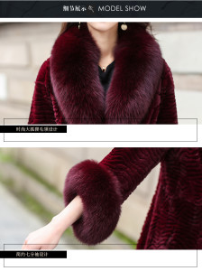 1704021 rex rabbit fur coat with fox fur collar eileenhou lvcomeff (18)