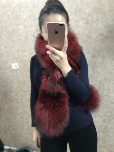 1704082 silver fox fur collar scarf eileenhou lvcomeff (14)