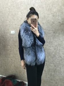 1704082 silver fox fur collar scarf eileenhou lvcomeff (8)