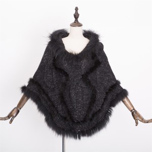 1704093 wool ponch with rabbit fur trimming eileenhou lvcomeff (11)