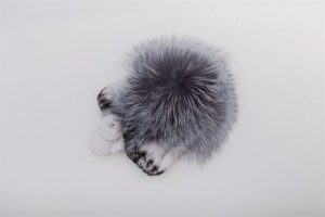 1704114 knitting rex rabbit fur hat with silver fox fur top eileenhou lvcomeff (17)