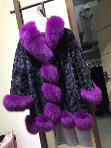 1704187 mink fur coat with fox fur collar eileenhou lvcomeff (12)