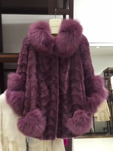 1704187 mink fur coat with fox fur collar eileenhou lvcomeff (16)