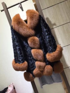 1704187 mink fur coat with fox fur collar eileenhou lvcomeff (2)