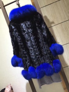 1704187 mink fur coat with fox fur collar eileenhou lvcomeff (5)