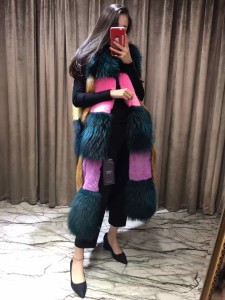 1704189 rex rabbit fur vest with fox fur eileenhou lvcomeff (1)