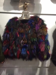 1704191 fox fur jacket multicolor eileenhou lvcomeff