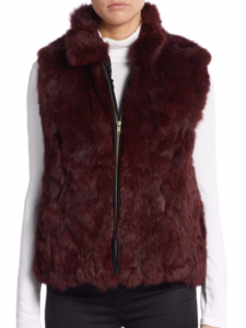 1705034 rabbit fur gilet ailin fur (2)