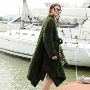 1705046 knitted mink fur big coat AILIN FUR (1)